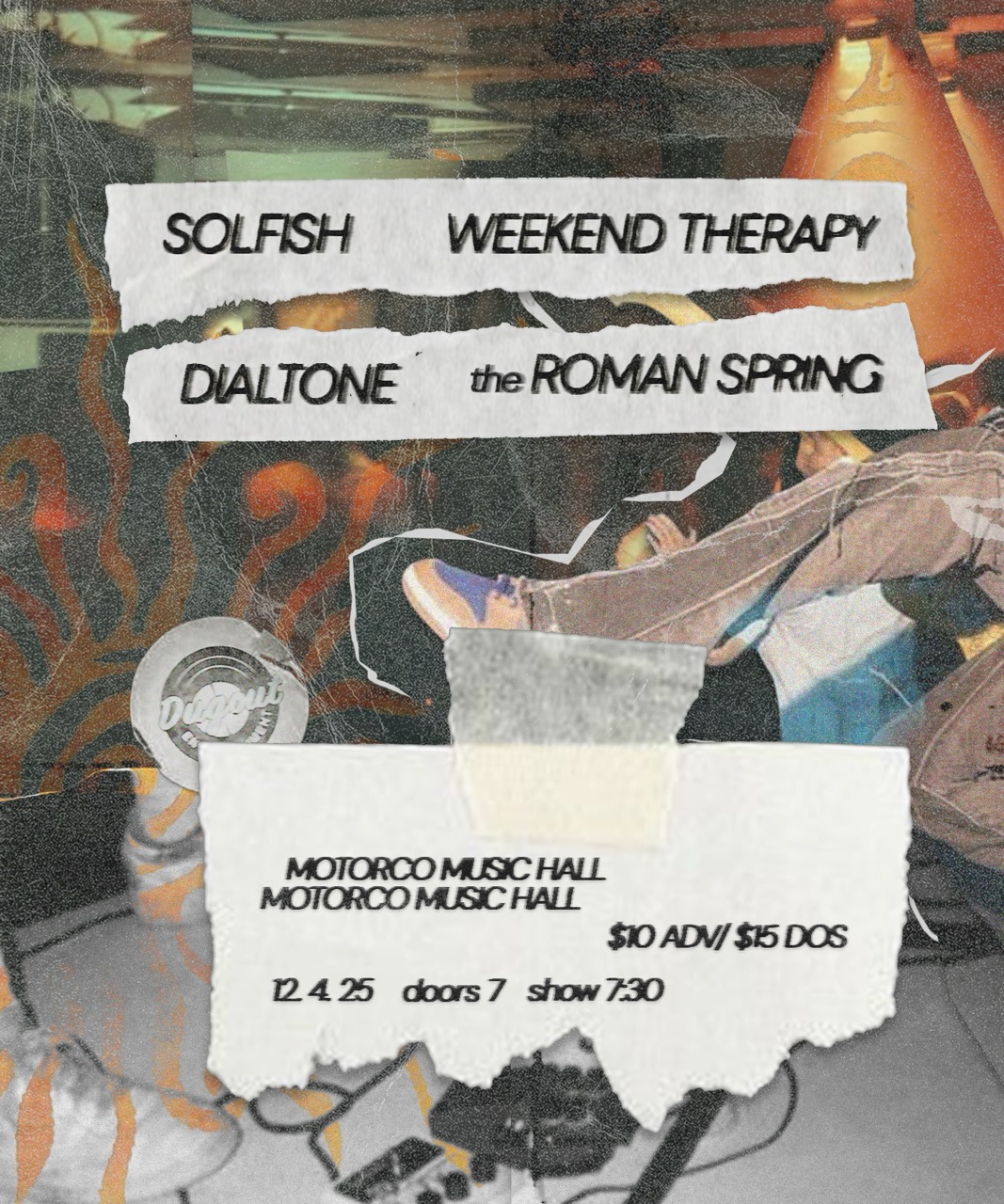 Dugout show poster — Solfish