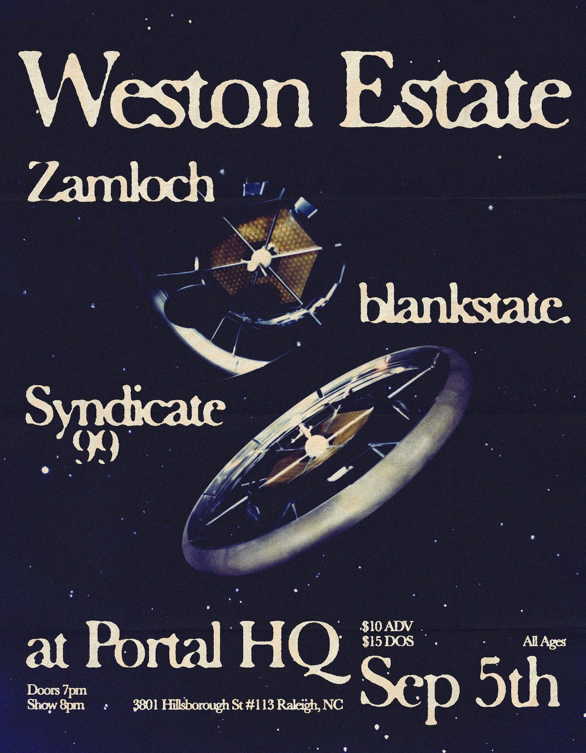 Dugout show poster — West One State